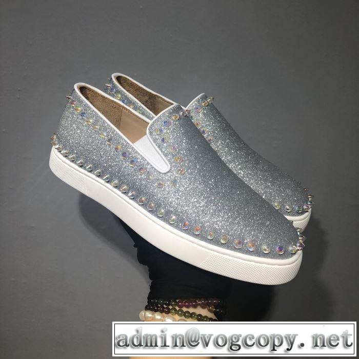 クリスチャンルブタン Christian Louboutin スニーカー、靴 2色可選 特に夏は人気アイテム おしゃれな夏ファッション2019