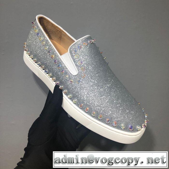 クリスチャンルブタン Christian Louboutin スニーカー、靴 2色可選 特に夏は人気アイテム おしゃれな夏ファッション2019