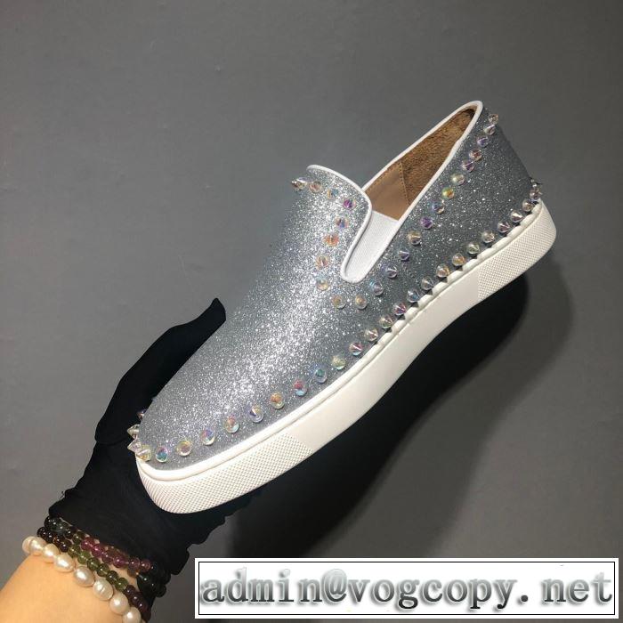 クリスチャンルブタン Christian Louboutin スニーカー、靴 2色可選 特に夏は人気アイテム おしゃれな夏ファッション2019