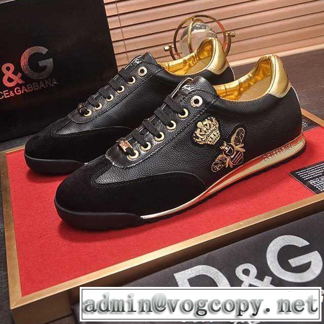 Dolce&Gabbana ドルチェ＆ガッバーナ カジュアルシューズ 2色可選 大人カジュアル夏ファッション2019 夏先に大活躍する