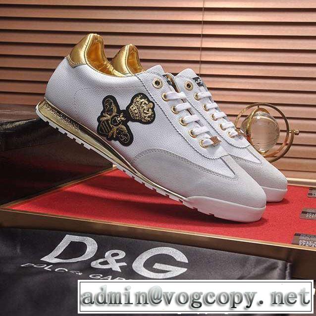 Dolce&Gabbana ドルチェ＆ガッバーナ カジュアルシューズ 2色可選 大人カジュアル夏ファッション2019 夏先に大活躍する