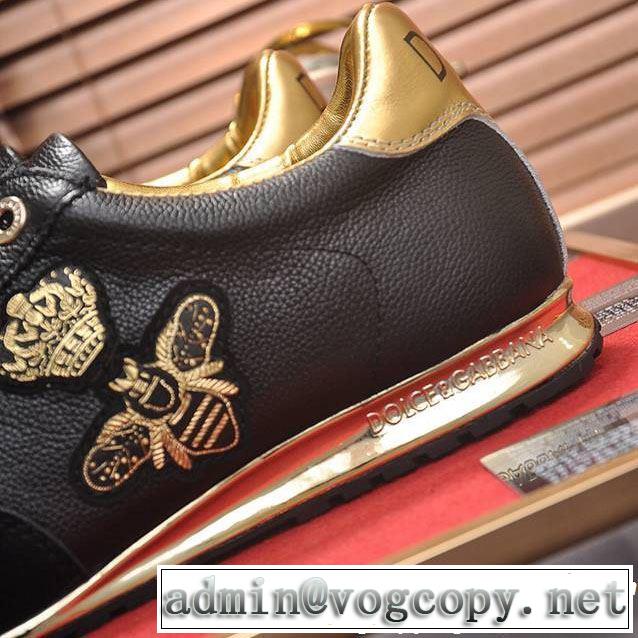 Dolce&Gabbana ドルチェ＆ガッバーナ カジュアルシューズ 2色可選 大人カジュアル夏ファッション2019 夏先に大活躍する