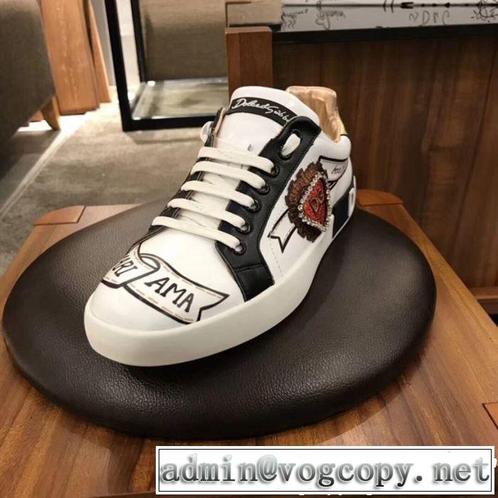 最も目立ったブランド新品 2019春夏トレンドアイテム Dolce&Gabbana ドルチェ＆ガッバーナ カジュアルシューズ
