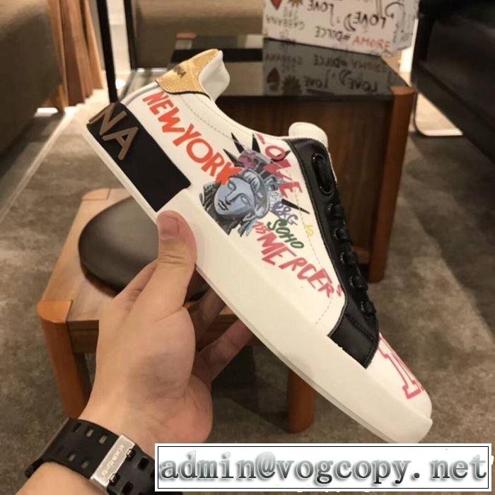 2019春夏は人気定番 Dolce&Gabbana ドルチェ＆ガッバーナ カジュアルシューズ 人気ストリートブランド新品