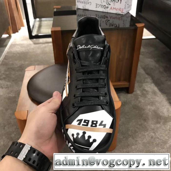 すっきりした印象に 《2019年》今、注目のストリート Dolce&Gabbana ドルチェ＆ガッバーナ カジュアルシューズ