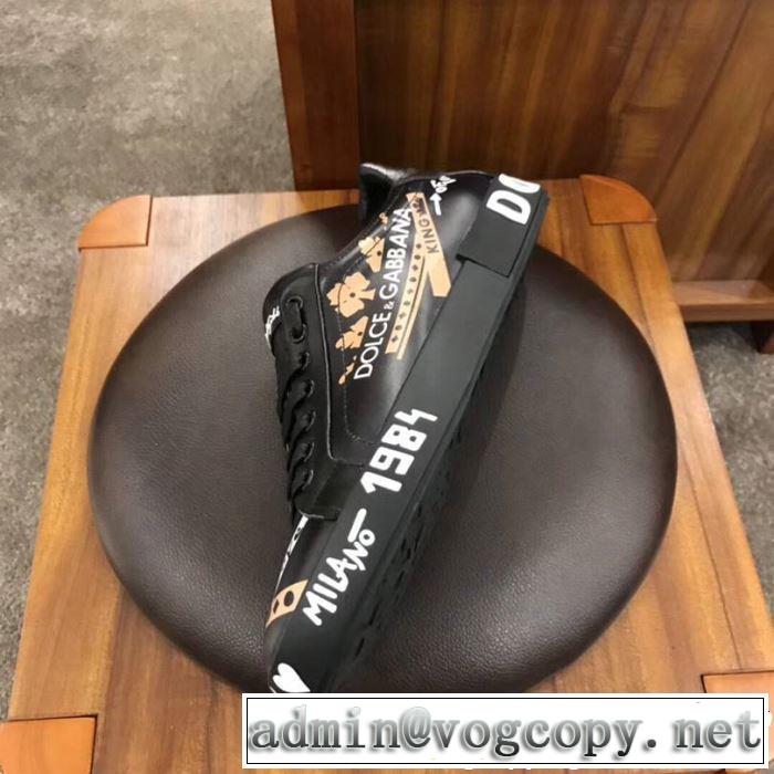 すっきりした印象に 《2019年》今、注目のストリート Dolce&Gabbana ドルチェ＆ガッバーナ カジュアルシューズ