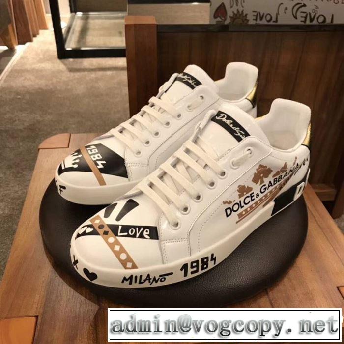 カジュアルシューズ Dolce&Gabbana ドルチェ＆ガッバーナ さわやか夏スタイル新品 2019春夏人気トレンドアイテム