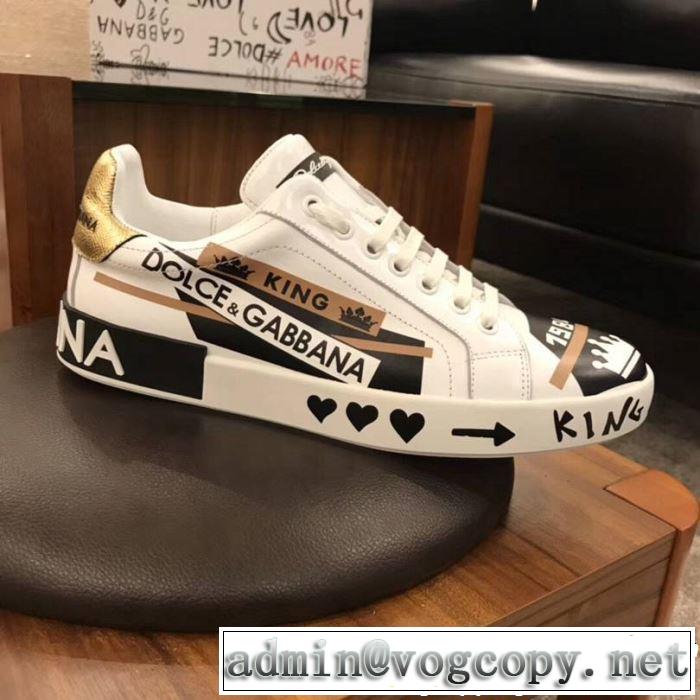 カジュアルシューズ Dolce&Gabbana ドルチェ＆ガッバーナ さわやか夏スタイル新品 2019春夏人気トレンドアイテム