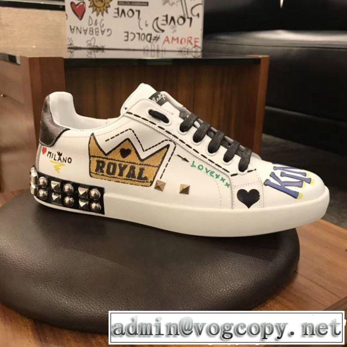 海外セレブは大人気 おしゃれな夏ファッション2019 Dolce&Gabbana ドルチェ＆ガッバーナ カジュアルシューズ