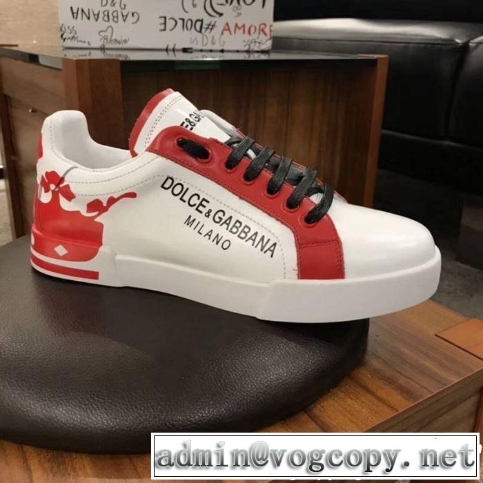 高級感が好評です 2019春夏のトレンド新商品 Dolce&Gabbana ドルチェ＆ガッバーナ カジュアルシューズ