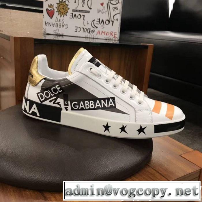 カジュアルシューズ 定番のスタイル春夏限定 2019年春夏流行ファッション Dolce&Gabbana ドルチェ＆ガッバーナ