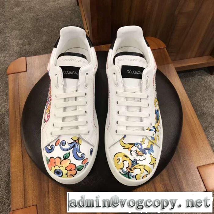 カジュアルシューズ 2019夏ファション新品  まずは定番！人気アイテム Dolce&Gabbana ドルチェ＆ガッバーナ