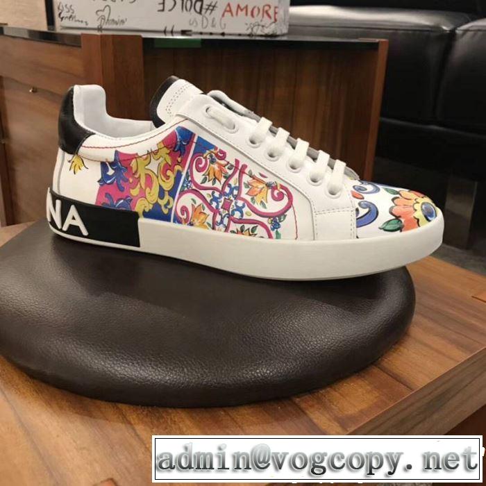 カジュアルシューズ 2019夏ファション新品  まずは定番！人気アイテム Dolce&Gabbana ドルチェ＆ガッバーナ