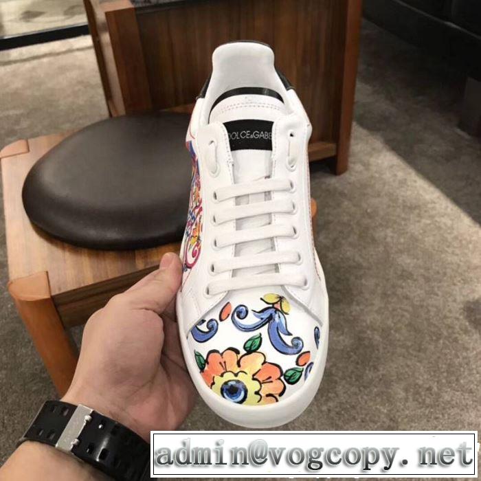 カジュアルシューズ 2019夏ファション新品  まずは定番！人気アイテム Dolce&Gabbana ドルチェ＆ガッバーナ