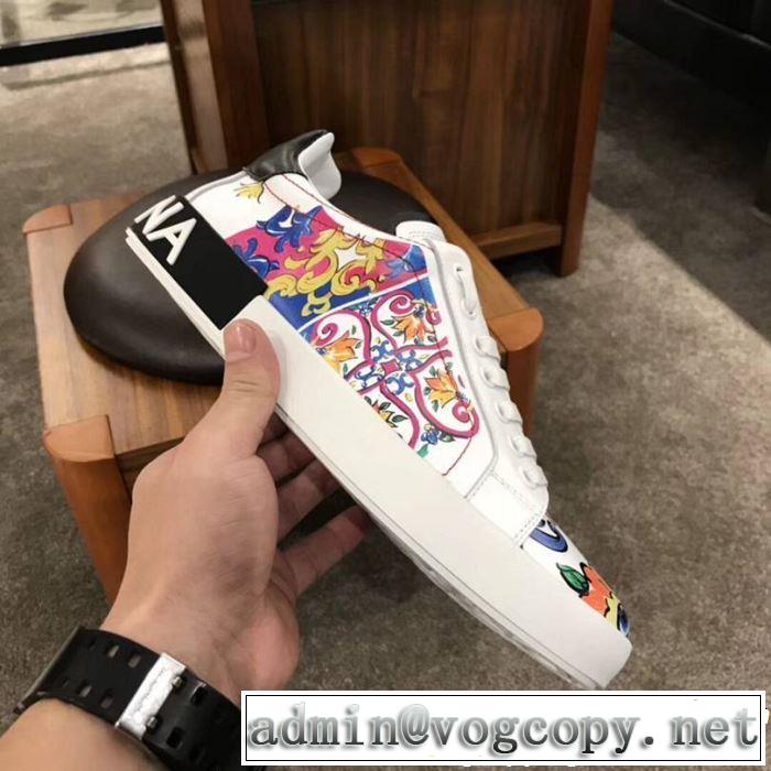カジュアルシューズ 2019夏ファション新品  まずは定番！人気アイテム Dolce&Gabbana ドルチェ＆ガッバーナ