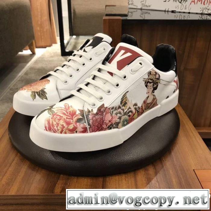 鮮度アップブランド最新 Dolce&Gabbana ドルチェ＆ガッバーナ カジュアルシューズ 《2019年》今、注目のストリート
