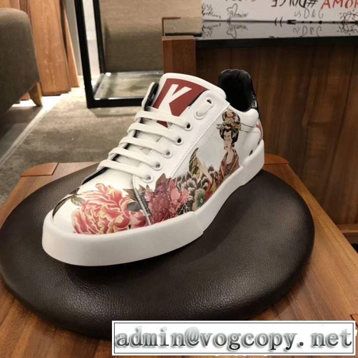 鮮度アップブランド最新 Dolce&Gabbana ドルチェ＆ガッバーナ カジュアルシューズ 《2019年》今、注目のストリート