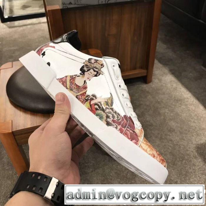鮮度アップブランド最新 Dolce&Gabbana ドルチェ＆ガッバーナ カジュアルシューズ 《2019年》今、注目のストリート