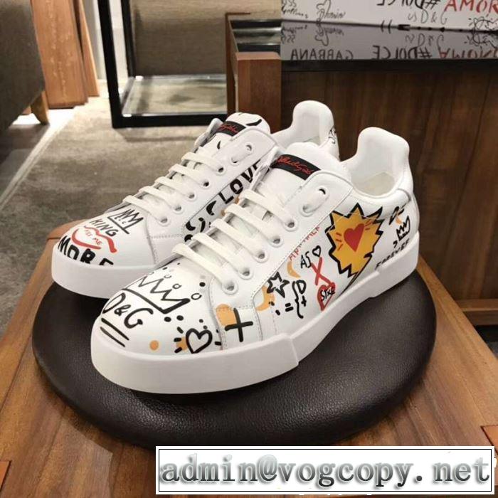 2019年春夏流行ファッション 大人の可愛さを引き立て Dolce&Gabbana ドルチェ＆ガッバーナ カジュアルシューズ
