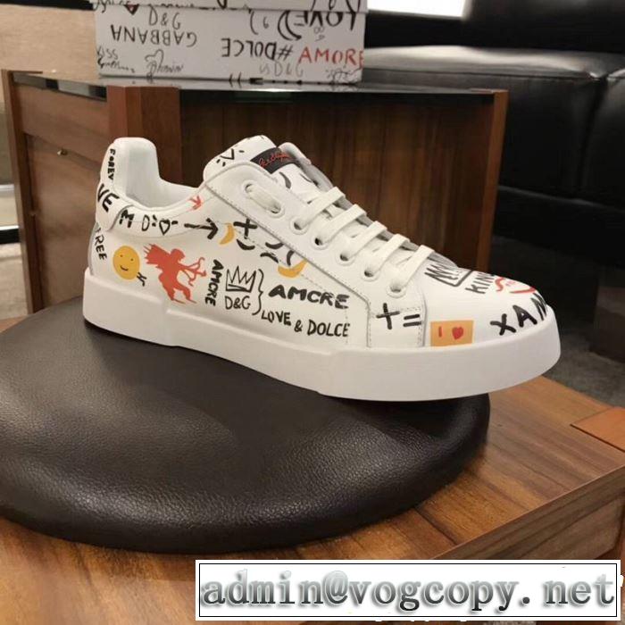 2019年春夏流行ファッション 大人の可愛さを引き立て Dolce&Gabbana ドルチェ＆ガッバーナ カジュアルシューズ