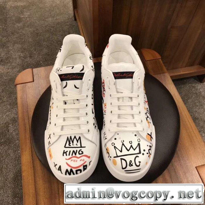 2019年春夏流行ファッション 大人の可愛さを引き立て Dolce&Gabbana ドルチェ＆ガッバーナ カジュアルシューズ