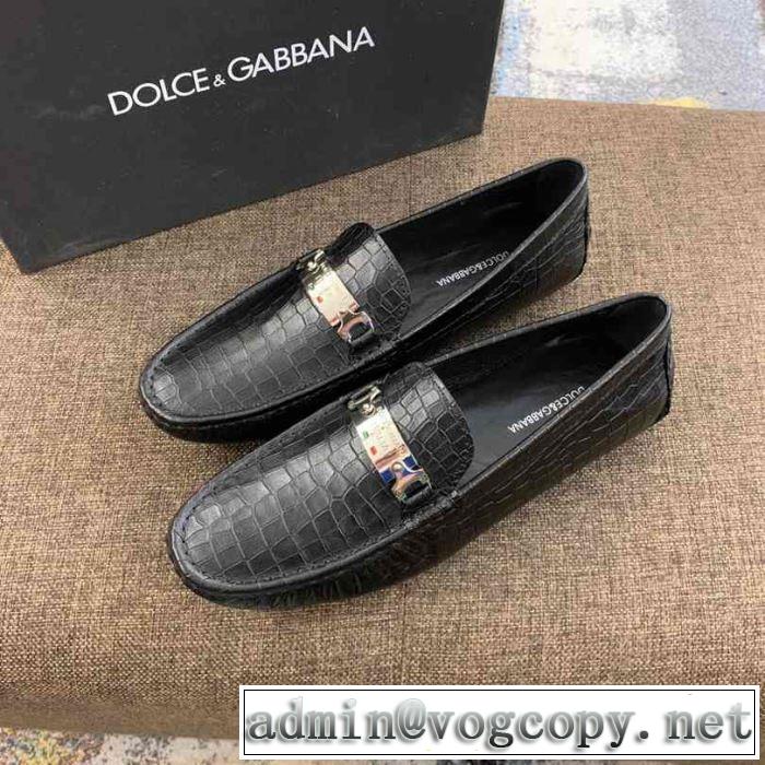今年春夏ファション流行り ドルチェ＆ガッバーナ Dolce&Gabbana 革靴 2色可選 【2019春夏】最新コレクション