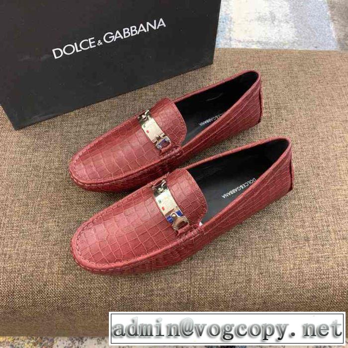 今年春夏ファション流行り ドルチェ＆ガッバーナ Dolce&Gabbana 革靴 2色可選 【2019春夏】最新コレクション