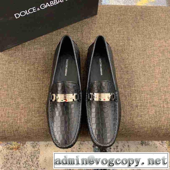 今年春夏ファション流行り ドルチェ＆ガッバーナ Dolce&Gabbana 革靴 2色可選 【2019春夏】最新コレクション