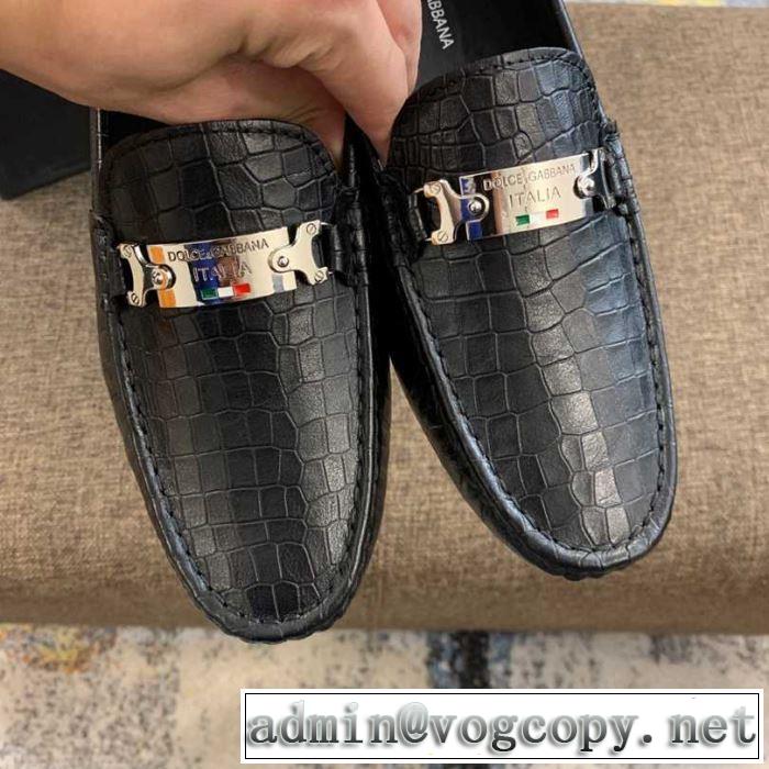 今年春夏ファション流行り ドルチェ＆ガッバーナ Dolce&Gabbana 革靴 2色可選 【2019春夏】最新コレクション