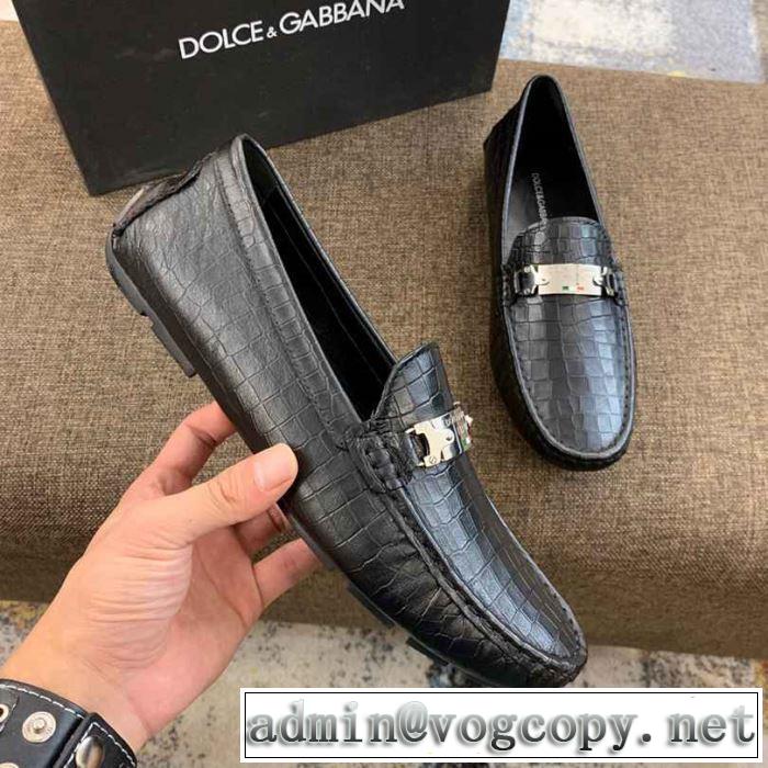 今年春夏ファション流行り ドルチェ＆ガッバーナ Dolce&Gabbana 革靴 2色可選 【2019春夏】最新コレクション