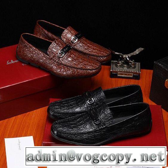 2019年春夏流行ファッション まずは定番！人気アイテム FERRAGAMO サルヴァトーレフェラガモ カジュアルシューズ 2色可選
