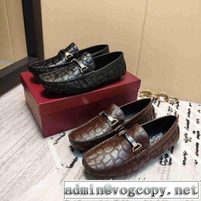 着心地もなめらかで快適 サルヴァトーレフェラガモ2019トレンドカラー秋冬セール  FERRAGAMO ローファー とにかく完璧ブランド新作