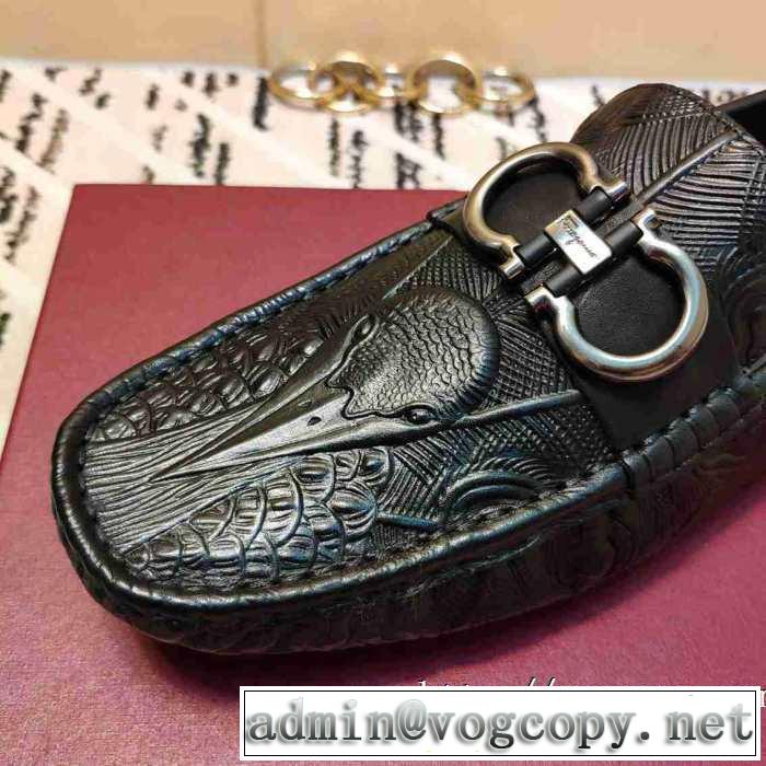 さわやかに新品おすすめ サルヴァトーレフェラガモ FERRAGAMO2019秋冬トレンドアイテム  ローファー 今年注目な新品セール