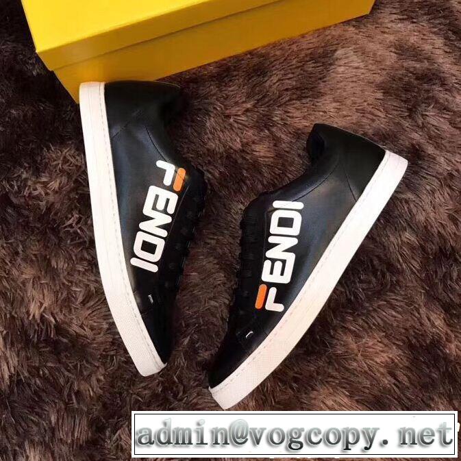 2019春夏トレンドアイテム 今年春夏ファション流行り FENDI フェンディ 2色可選 カジュアルシューズ