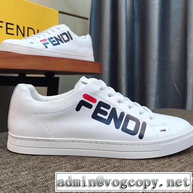 2019春夏トレンドアイテム 今年春夏ファション流行り FENDI フェンディ 2色可選 カジュアルシューズ