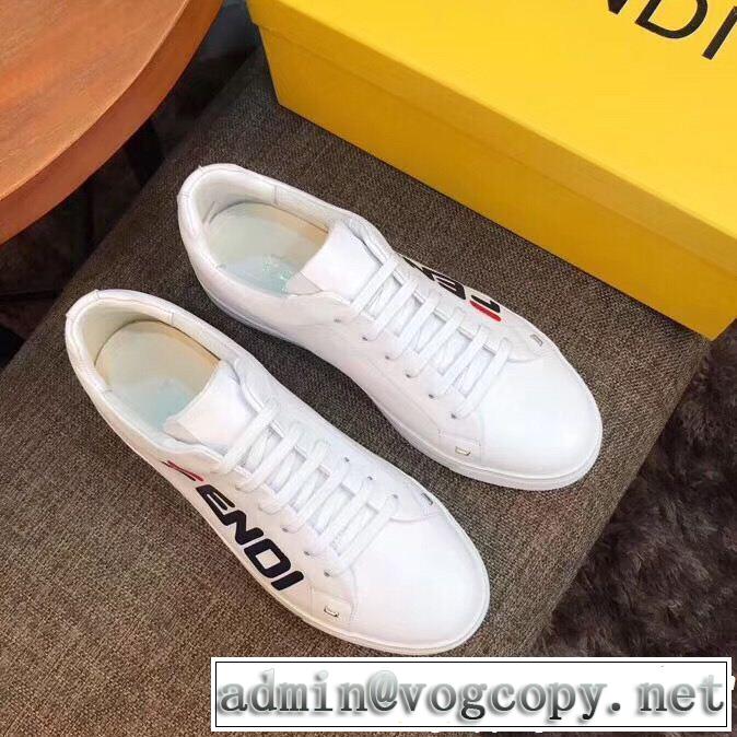 2019春夏トレンドアイテム 今年春夏ファション流行り FENDI フェンディ 2色可選 カジュアルシューズ