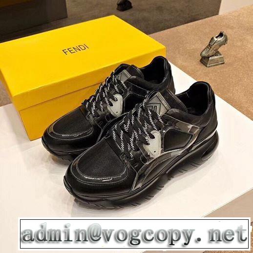 春夏の流行り2019新品 おしゃれデザインも大人気 FENDI フェンディ カジュアルシューズ 2色可選