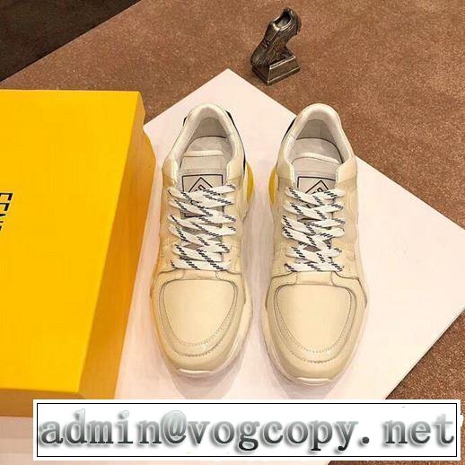春夏の流行り2019新品 おしゃれデザインも大人気 FENDI フェンディ カジュアルシューズ 2色可選