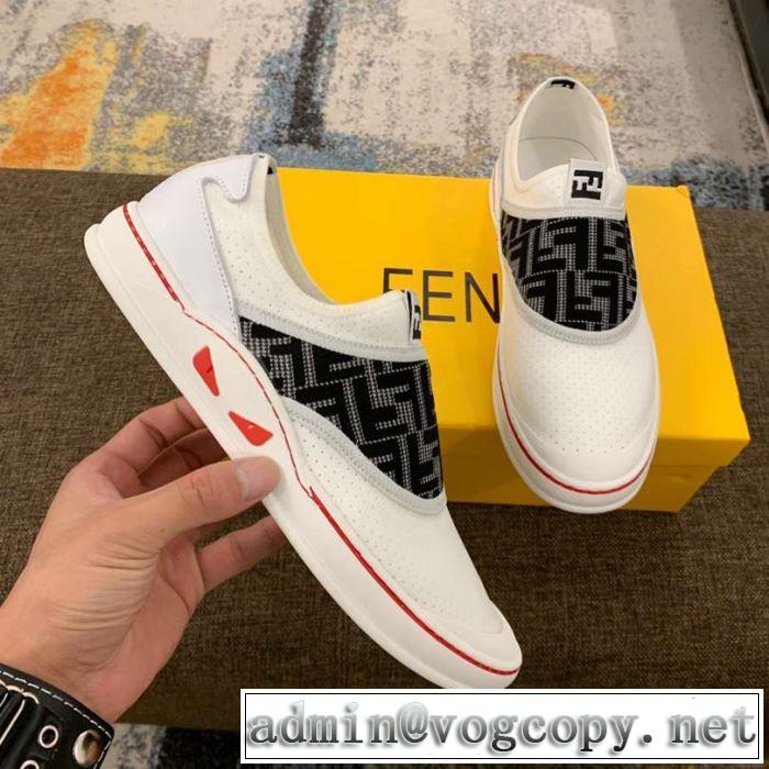 春夏のトレンドアイテム 2019春夏も引き続きトレンド フェンディ FENDI カジュアルシューズ 2色可選