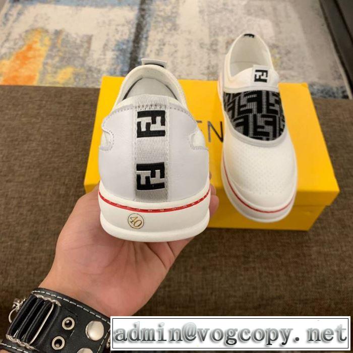 春夏のトレンドアイテム 2019春夏も引き続きトレンド フェンディ FENDI カジュアルシューズ 2色可選