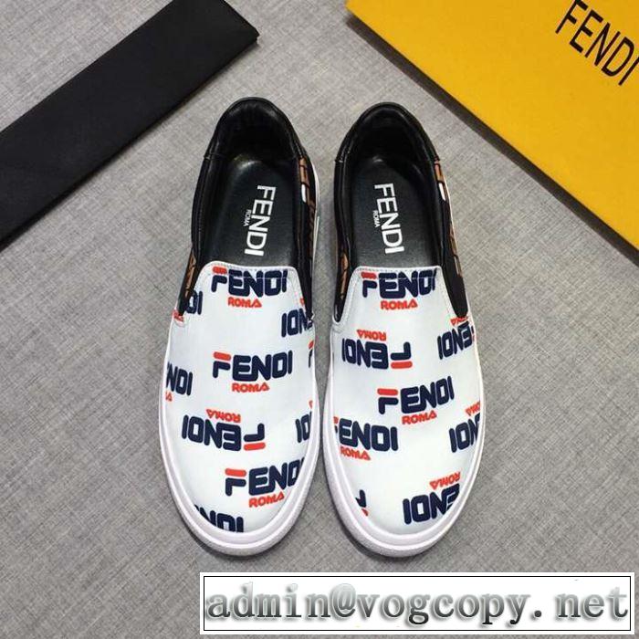 カジュアルシューズ 2色可選 2019春夏トレンドアイテム 一押し注目ブランドファション フェンディ FENDI