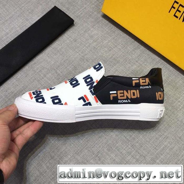 カジュアルシューズ 2色可選 2019春夏トレンドアイテム 一押し注目ブランドファション フェンディ FENDI
