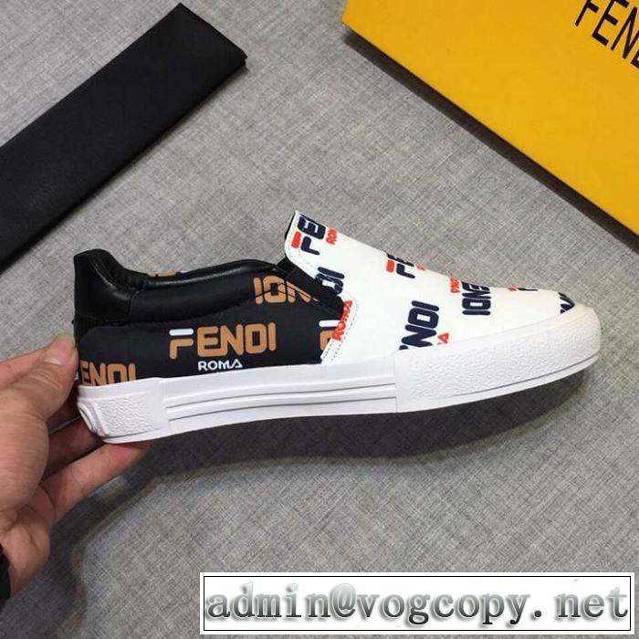 カジュアルシューズ 2色可選 2019春夏トレンドアイテム 一押し注目ブランドファション フェンディ FENDI