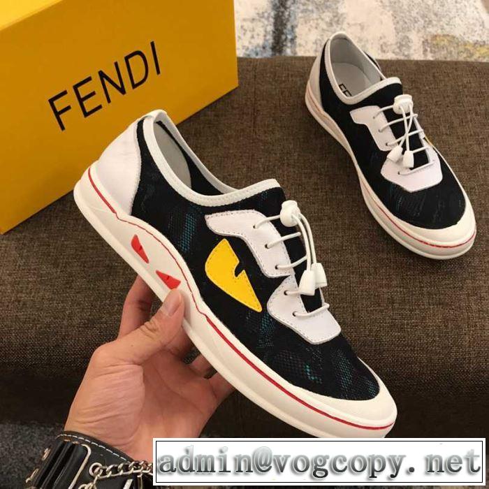 《2019年》今、注目のストリート フェンディ FENDI ランニングシューズ 人気ストリートブランド新品
