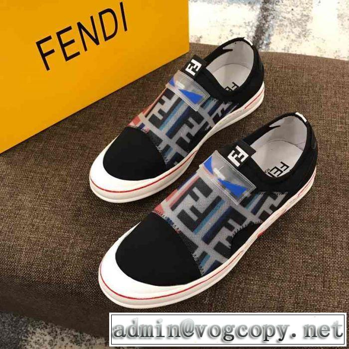 人気夏ファションおすすめ 2019春夏のトレンド新商品 フェンディ FENDI ランニングシューズ 2色可選