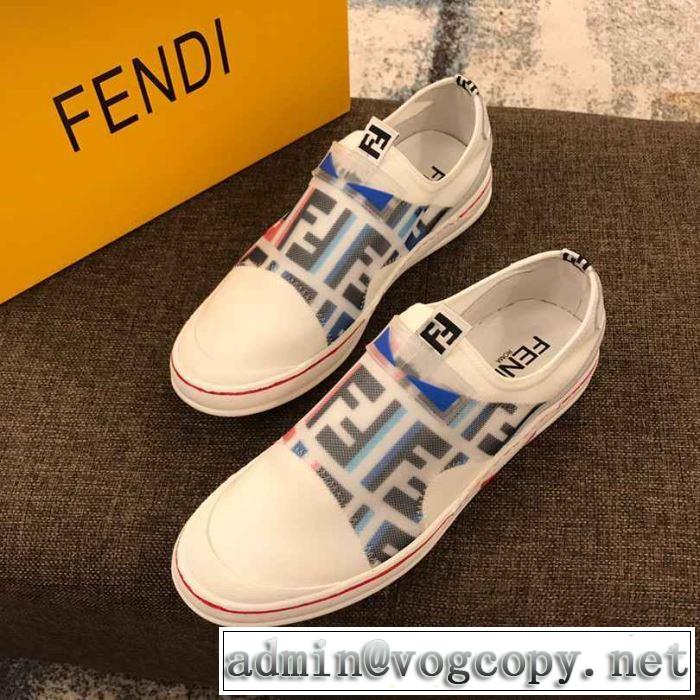 人気夏ファションおすすめ 2019春夏のトレンド新商品 フェンディ FENDI ランニングシューズ 2色可選