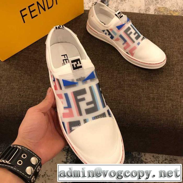 人気夏ファションおすすめ 2019春夏のトレンド新商品 フェンディ FENDI ランニングシューズ 2色可選