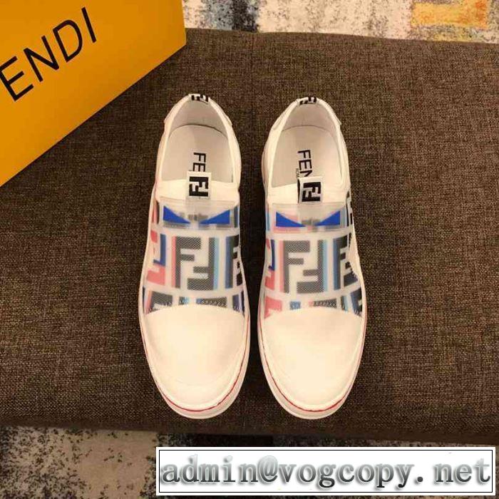 人気夏ファションおすすめ 2019春夏のトレンド新商品 フェンディ FENDI ランニングシューズ 2色可選
