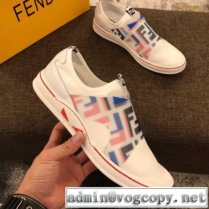 人気夏ファションおすすめ 2019春夏のトレンド新商品 フェンディ FENDI ランニングシューズ 2色可選