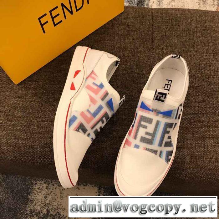 人気夏ファションおすすめ 2019春夏のトレンド新商品 フェンディ FENDI ランニングシューズ 2色可選